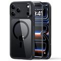 iPhone 17 Pro Max/18 Pro Max ESR HaloLock MagSafe Classic Hybridsæt - Gennemsigtig sort