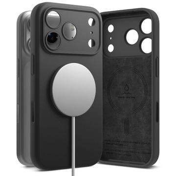 iPhone 17 Pro Max/18 Pro Max Ringke Liquid Silicone MagSafe Cover - Sort