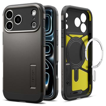 iPhone 17 Pro Max/18 Pro Max Spigen Tough Armor T Mag Cover - Pistolmetal