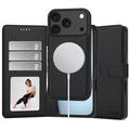 iPhone 17 Pro Max/18 Pro Max Tech-Protect 2-i-1 pungetui - Magsafe-kompatibel - sort