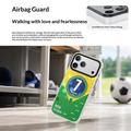 iPhone 17 Pro Max Benks D3 MagSafe Fodbold TPU Cover - Brasilien