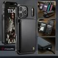 iPhone 17 Pro Max Caseme C22-etui RFID-kortpung - Sort