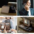 iPhone 17 Pro Max Caseme C22-etui RFID-kortpung - brun