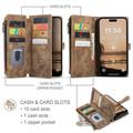 iPhone 17 Pro Max Caseme C30 Multifunktionel Pung - Brun