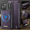 iPhone 17 Pro Max Caseme C49 2-i-1 aftagelig pungetui - MagSafe-kompatibel, RFID - Lilla