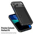 iPhone 17 Pro Max Dux Ducis Pocard Cover med kortholder - Sort