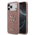 iPhone 17 Pro Max Guess Fixed Glitter 4G Metal Logo Cover