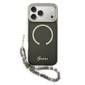iPhone 17 Pro Max Guess IML Glitter Script Rem Cover - MagSafe-kompatibel