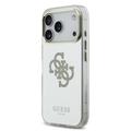 iPhone 17 Pro Max Guess Mirror 4G Glitter Logo Hybrid Cover - MagSafe-kompatibel - Guld