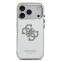 iPhone 17 Pro Max Guess Mirror 4G Glitter Logo Hybrid Cover - MagSafe-kompatibel - Guld