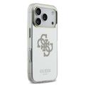 iPhone 17 Pro Max Guess Mirror 4G Glitter Logo Hybrid Cover - MagSafe-kompatibel - Guld