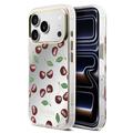 iPhone 17 Pro Max Guess Mirror Glitter Cherry Hybrid Cover - MagSafe-kompatibelt