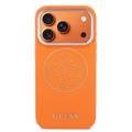 iPhone 17 Pro Max Guess Perforated 4G Logo Cover - MagSafe-kompatibelt - orange