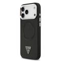 iPhone 17 Pro Max Guess Triangle Logo Cover - MagSafe-kompatibel - Sort