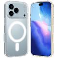 iPhone 17 Pro Max Hybrid Cover - MagSafe Kompatibel - Gennemsigtig
