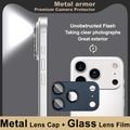 iPhone 17 Pro Max Imak Fulddækkende kameralinsebeskytter i metal og hærdet glas - Blå