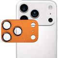 iPhone 17 Pro Max Imak Fulddækkende kameralinsebeskytter i metal og hærdet glas - Orange