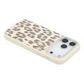 iPhone 17 Pro Max Jaucase magnetisk hybrid-cover med leopardprint - Hvid