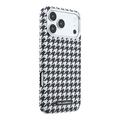 iPhone 17 Pro Max Karl Lagerfeld Houndtand Harpiksplade Cover - MagSafe-kompatibelt