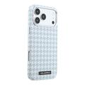 iPhone 17 Pro Max Karl Lagerfeld Houndtand Harpiksplade Cover - MagSafe-kompatibelt - Blå