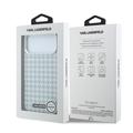 iPhone 17 Pro Max Karl Lagerfeld Houndtand Harpiksplade Cover - MagSafe-kompatibelt - Blå