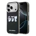 iPhone 17 Pro Max Karl Lagerfeld IML Choupette Trio Watercolor Cover - MagSafe-kompatibelt - Sort