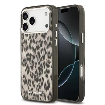 iPhone 17 Pro Max Karl Lagerfeld IML Leopard Cover - MagSafe-kompatibel - Brun