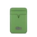 iPhone 17 Pro Max Lacoste Iconic Petit Pique MagSafe cover og magnetisk kortholder - Grøn