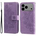 iPhone 17 Pro Max Mandala Series Etui med Pung - Lilla