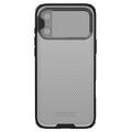 iPhone 17 Pro Max Nillkin CamShield Prop Hybrid Cover - Gennemsigtig sort