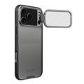 iPhone 17 Pro Max Nillkin CamShield Prop Hybrid Cover - Gennemsigtig sort