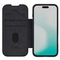 iPhone 17 Pro Max Nillkin Qin Pro Flip Cover - Sort