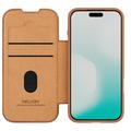 iPhone 17 Pro Max Nillkin Qin Pro Flip Cover - Brun