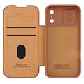 iPhone 17 Pro Max Nillkin Qin Pro Flip Cover - Brun
