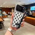iPhone 17 Pro Max PC / TPU Cover med linsefilm og rem - Polka Dot