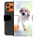 iPhone 17 Pro Max Premium Flip Cover med Pung - Hund
