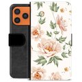iPhone 17 Pro Max Premium Flip Cover med Pung - Floral