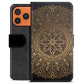 iPhone 17 Pro Max Premium Flip Cover med Pung - Mandala