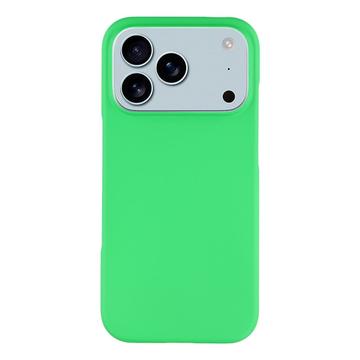 iPhone 17 Pro Max Gummibelagt Plastik Cover - Grøn