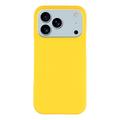 iPhone 17 Pro Max Gummibelagt Plastik Cover - Gul