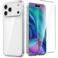 iPhone 17 Pro Max Saii 2-i-1 TPU Cover & Skærmbeskyttelse Hærdet Glas
