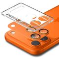 iPhone 17 Pro Max Spigen Glas.tR Ez Fit Optik Pro XL kameralinsebeskytter - Orange