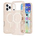 iPhone 17 Pro Max Stylish Glitter Series Hybrid Cover - MagSafe kompatibel - Guld