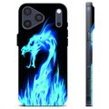 iPhone 17 Pro Max TPU Cover - Blå Ild Drage
