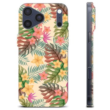 iPhone 17 Pro Max TPU Cover - Lyserøde Blomster
