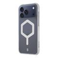 iPhone 17 Pro Max Tactical MagForce Hexagon Cover - MagSafe-kompatibel - hvid / gennemsigtig