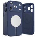 iPhone 17 Pro Max Tech-Protect flydende silikone cover - MagSafe-kompatibel - Dybblå