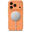 iPhone 17 Pro Max Tech-Protect flydende silikone cover - MagSafe-kompatibel - Kosmisk Orange