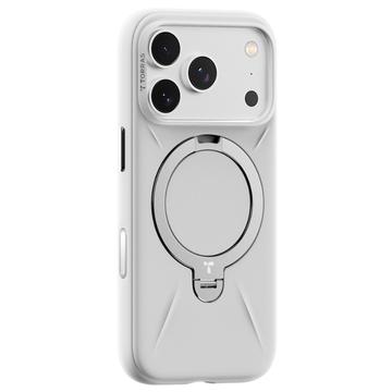 iPhone 17 Pro Max Torras Ostand Q Pro MagSafe Cover - Elfenben
