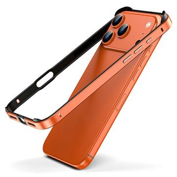 iPhone 17 Pro Metalkofanger med forhøjede kanter - Orange